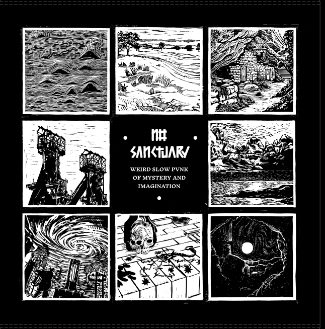 NO SANCTUARY Weird slow pvnk of mystery and imagination LP / Aaargh! 030 No-sanctuary-weird-slow-pvnk